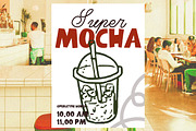Cafe Corner Retro Display Font Duo, a Handwritten Font by Littlehand (Thumbnail 4 of 9)