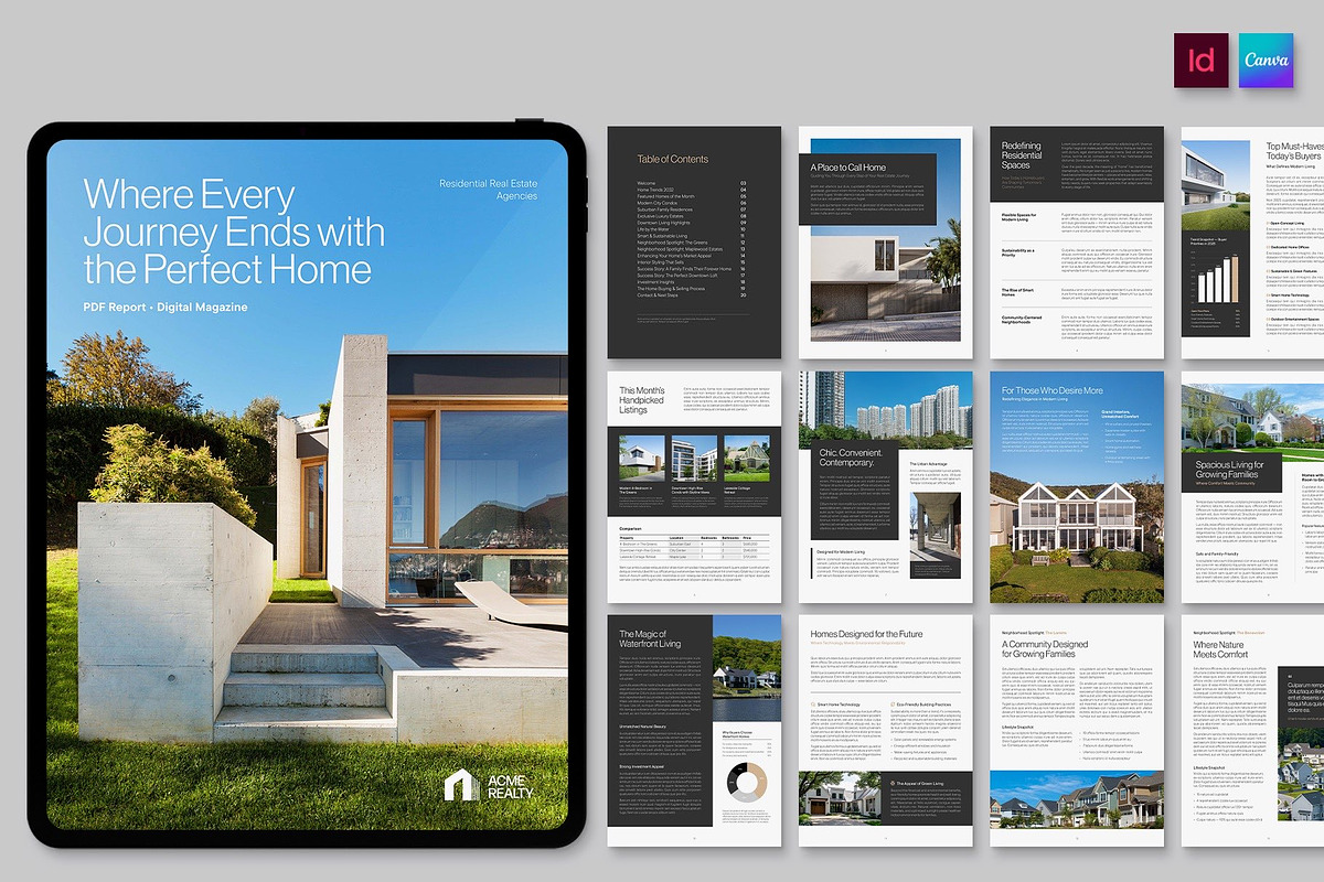Real Estate Brochure Template, a Brochure Template by BrandPacks (Photo 1 of 6)