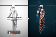 Silk Scarf Mockup - Studio series 03, an Apparel Mockup by Mocku (Thumbnail 10 of 13)
