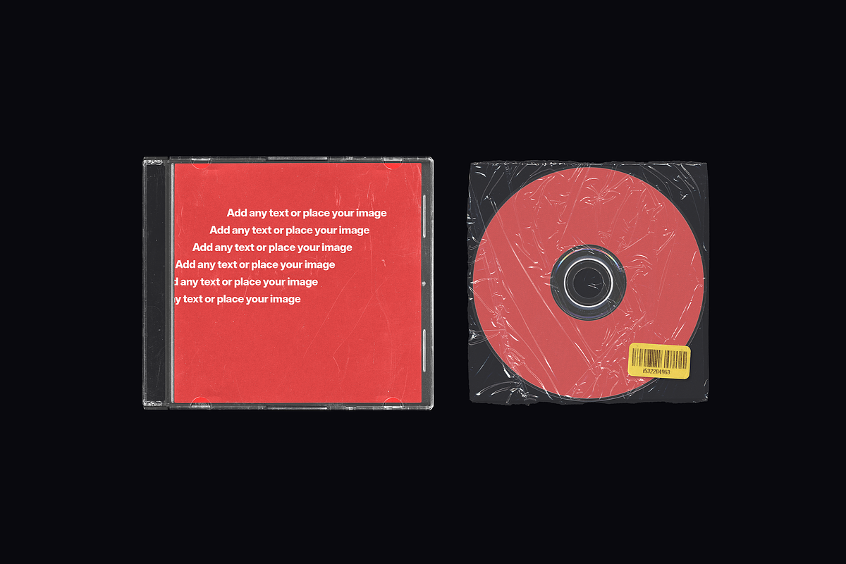 Jewel Case CD Mockup Kit, a Packaging Mockup by BORT GRAPHIC (Photo 8 of 8)