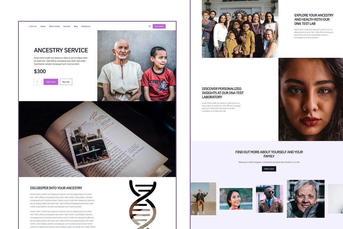 JetLab - Medical Website Template, an UI Kit Template by EGO Creative Innovations (Photo 3 of 5)
