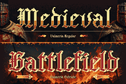 Valmeria - Medival Pixel, a Serif Font by Burntilldead (Thumbnail 5 of 12)