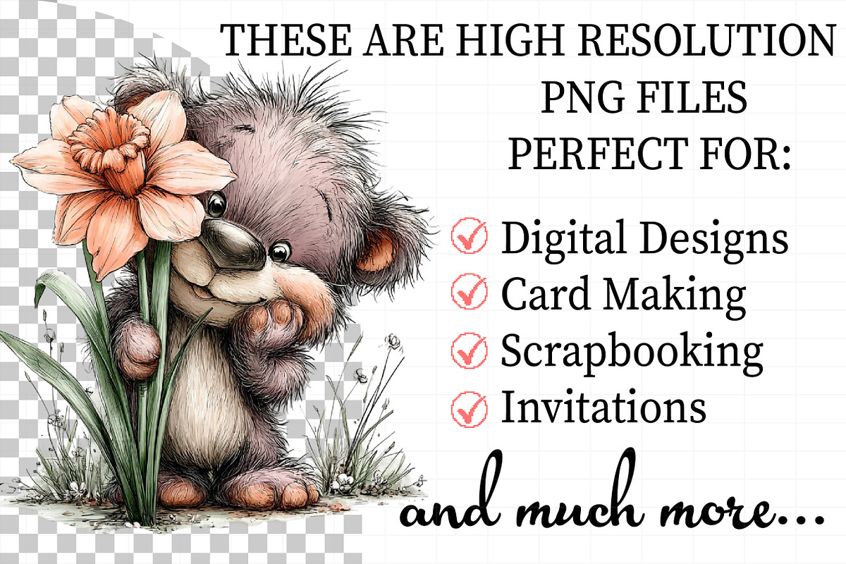 Whimsical Spring Animal Clipart, an Illustration by Daily.Designs (Photo 2 of 8)