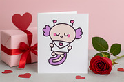 Cute Axolotl Clipart, an Animal Illustration by Palau (Thumbnail 4 of 10)