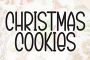 Christmas Cookies | Script Font, a Script Font by Scratchones (Thumbnail 1 of 8)