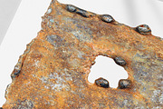 Rusty Metal Font, a Font by Handmadefont (Thumbnail 7 of 9)