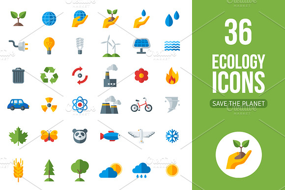 36 Eco Icons