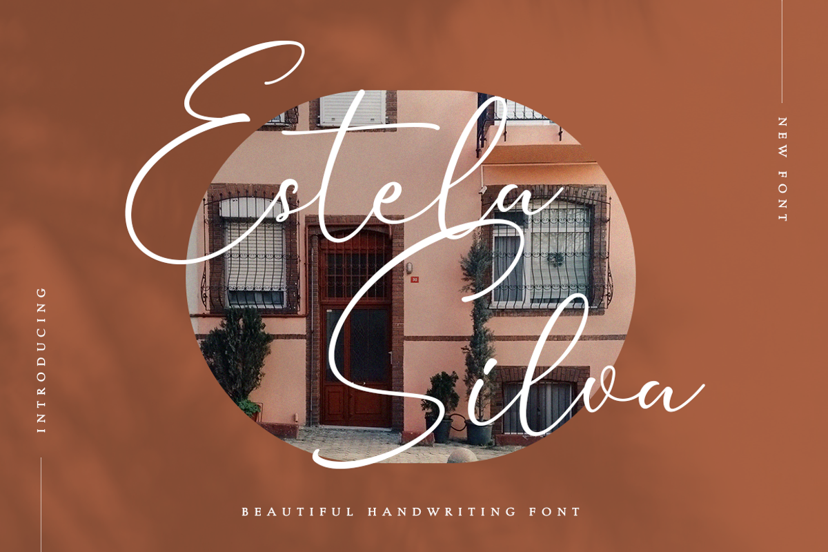 Estela Silva- Handwriting Font, a Handwritten Font by Mayofont (Photo 1 of 7)