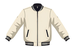 Flat vector illustration of a bomber, a Photo by LOGOCREATIVE