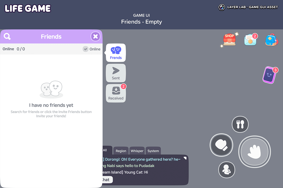 GUI - Life Game, an UI Kit Template by LAYERLAB (Photo 33 of 55)