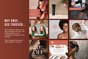 Luxury Hair Salon Social Media, a Social Media Template by Sincerely Media (Thumbnail 5 of 9)