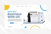 Arab Business People animation, a Templates & Theme by lottie pro (Thumbnail 8 of 11)