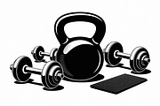 Gym Equipment Vector Pack featuring, an Illustration by Amazin_art (Thumbnail 7 of 11)