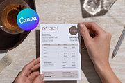 Invoice Template Printable Invoice, a Stationery Template by Climbwithelevator (Thumbnail 2 of 9)