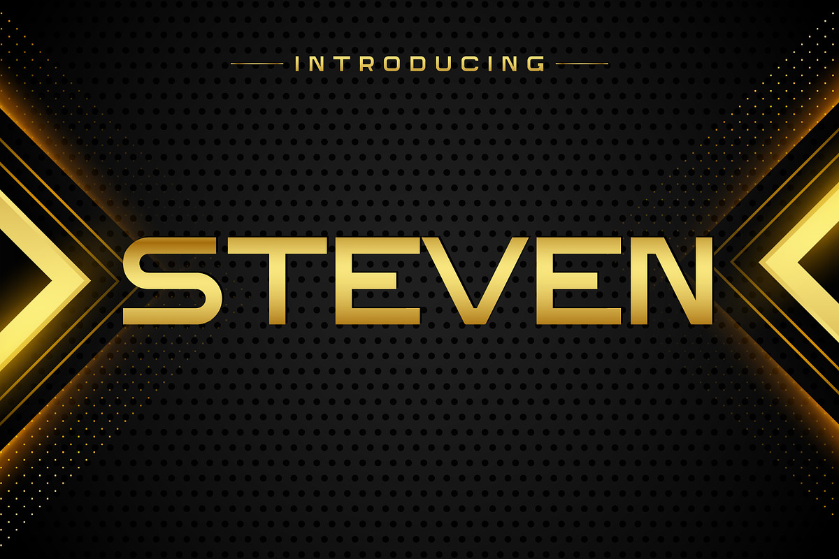Steven Fonts, a Serif Font by Fox7 By Rattana