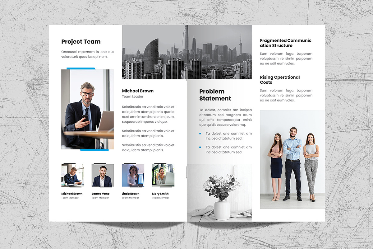 Project Proposal Brochure Template, a Brochure Template by White Graphic (Photo 4 of 11)