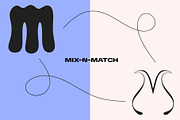 Alpha Punk - Mix and Match Font, a Blackletter Font by Tropical Type (Thumbnail 9 of 11)
