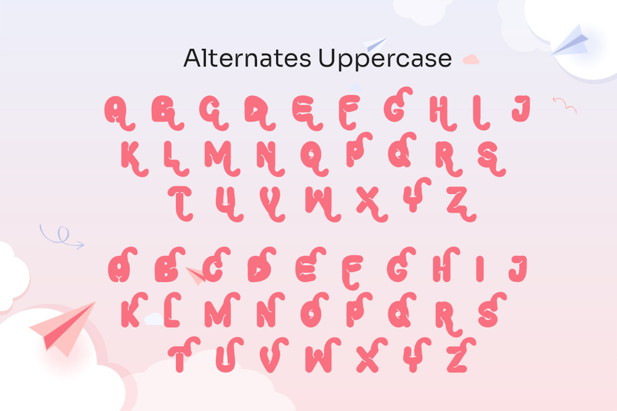 Flyas Smeling - Liquid Style Font, a Handwritten Font by Dhabee (Photo 2 of 16)