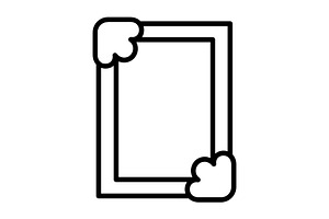 Frame Line Icon, an Icon by Pexelpy