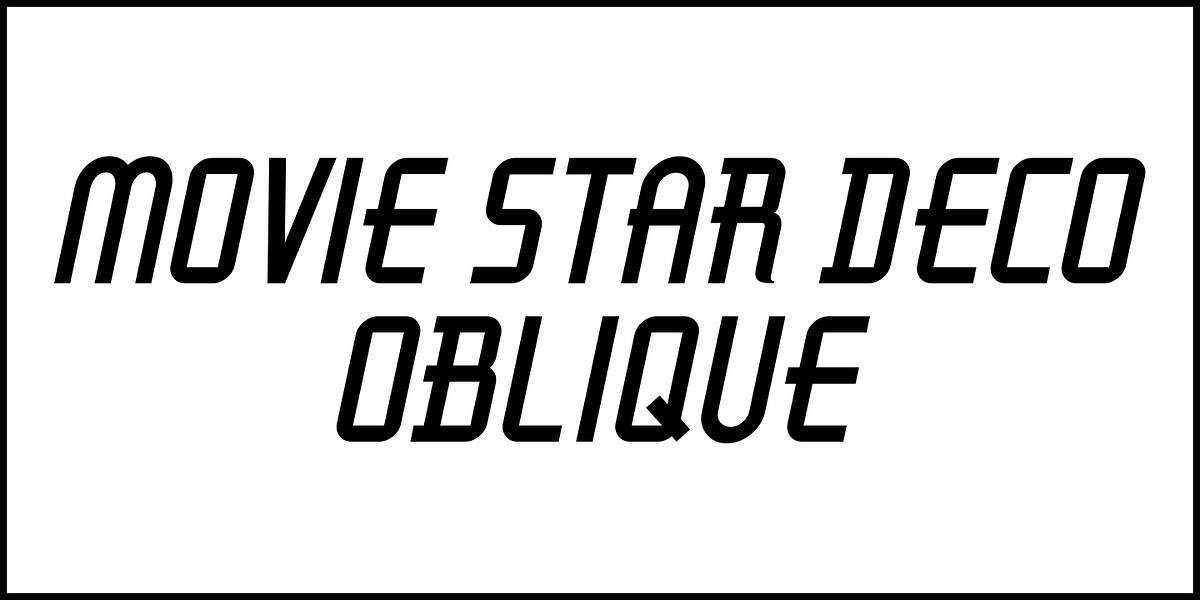 Movie Star Deco JNL, a Font by Jeff Levine Fonts (Photo 4 of 5)
