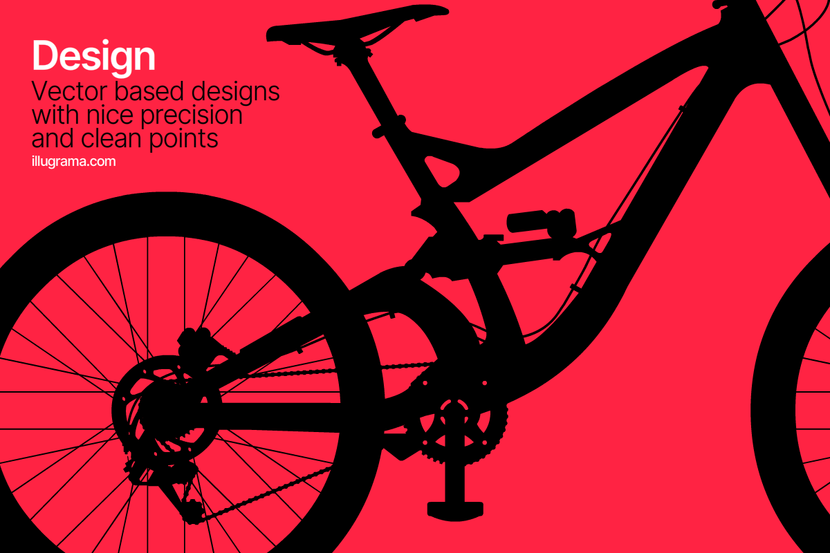 Bicycles - Modern Graphics, an Illustration by illugrama (Photo 3 of 6)