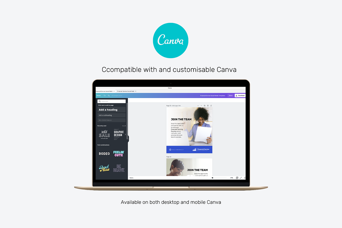 Finance Social Media Templates, a Social Media Template by Sincerely Media (Photo 7 of 7)
