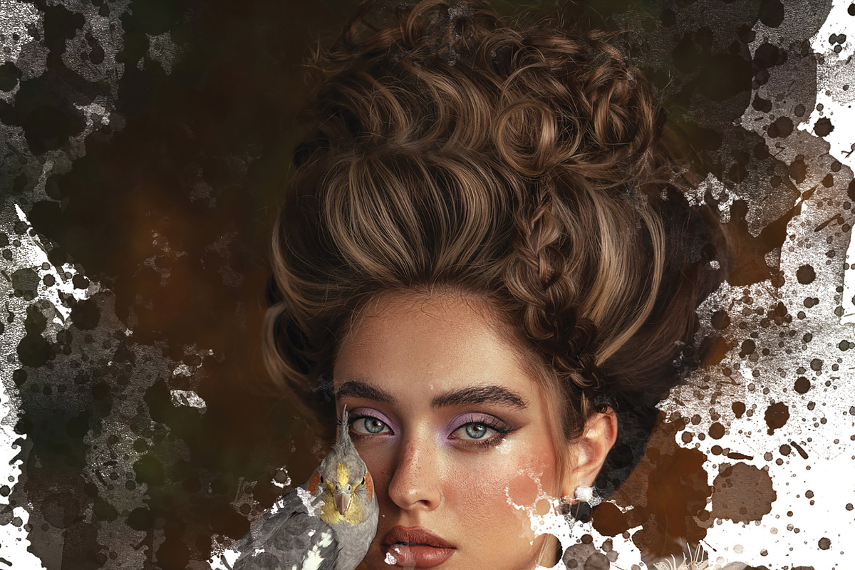 Watercolor Artistic Photo Templates, an Action Add-On by Photoshop Action (Photo 7 of 13)