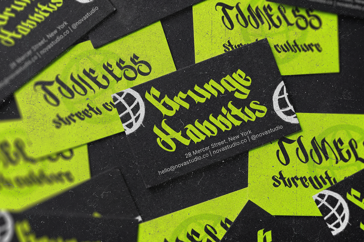 Grapler Display, a Blackletter Font by Glyphstyle (Photo 2 of 12)