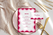 Pink Waves Menu Template, a Stationery Template by ForeverPrint (Thumbnail 11 of 12)