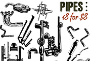 Pipes, an Object Graphic by SteveKnerem (Thumbnail 1 of 2)