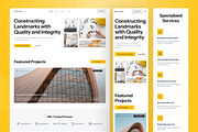 Construction Website Figma Template, an UI Kit Template by peterdraw (Thumbnail 7 of 7)