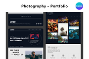 Canva Website Template - Photography, a Landing Page Template by Zannen Design (Thumbnail 3 of 3)
