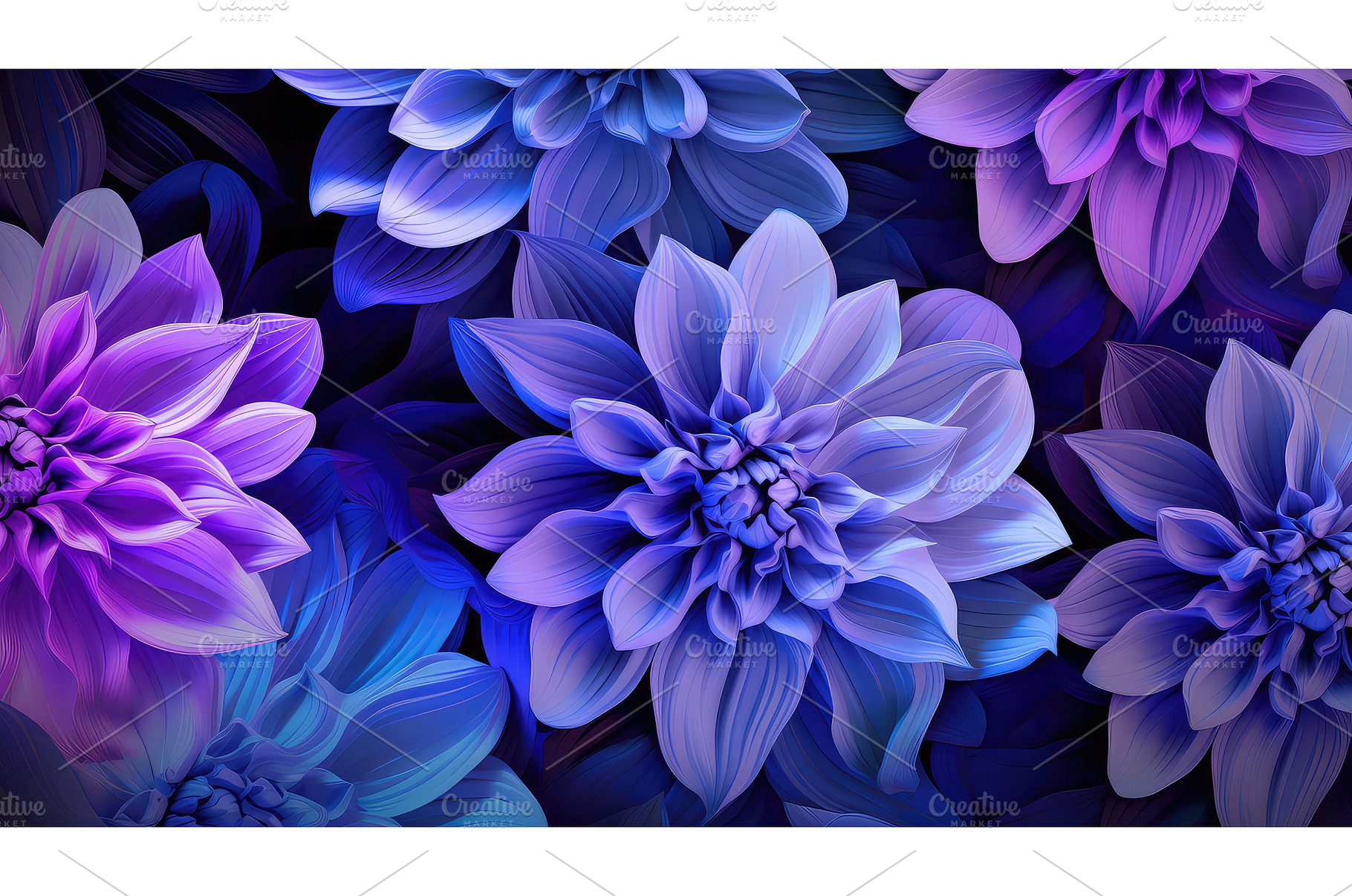 vibrant graphic flower background ai, a Nature Photo by pikepicture