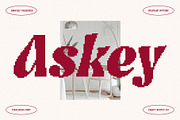 Askey Pixel, a Sans Serif Font by Craft Supply Co. (Thumbnail 1 of 8)