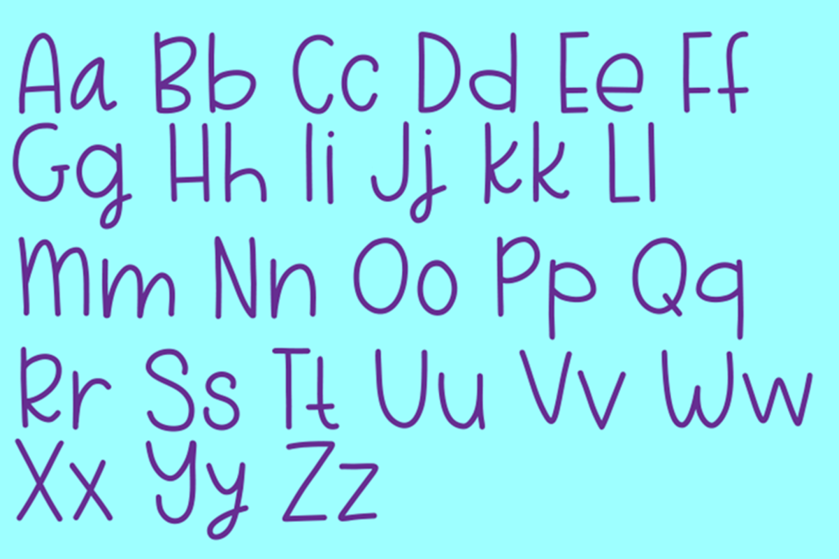 Ocean Blue, a Serif Font by Carrtoonz (Photo 4 of 5)