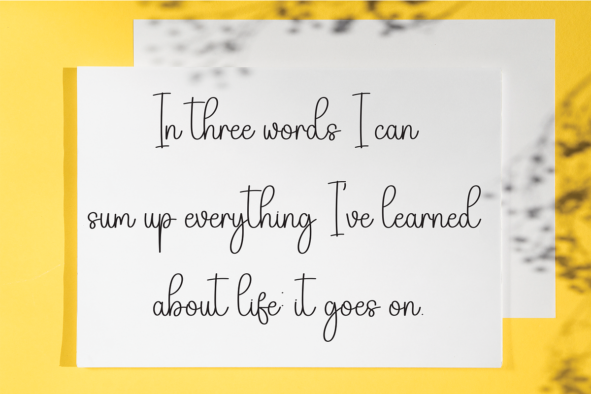 Vintage | Script Font, a Handwritten Font by Scratchones (Photo 3 of 8)