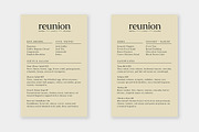 Reunion Menu Design Template, a Templates & Theme by Viaduc (Thumbnail 1 of 2)