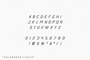 Calabasas | Display Font Family, a Sans Serif Font by Pixel Supply Co. (Thumbnail 11 of 17)