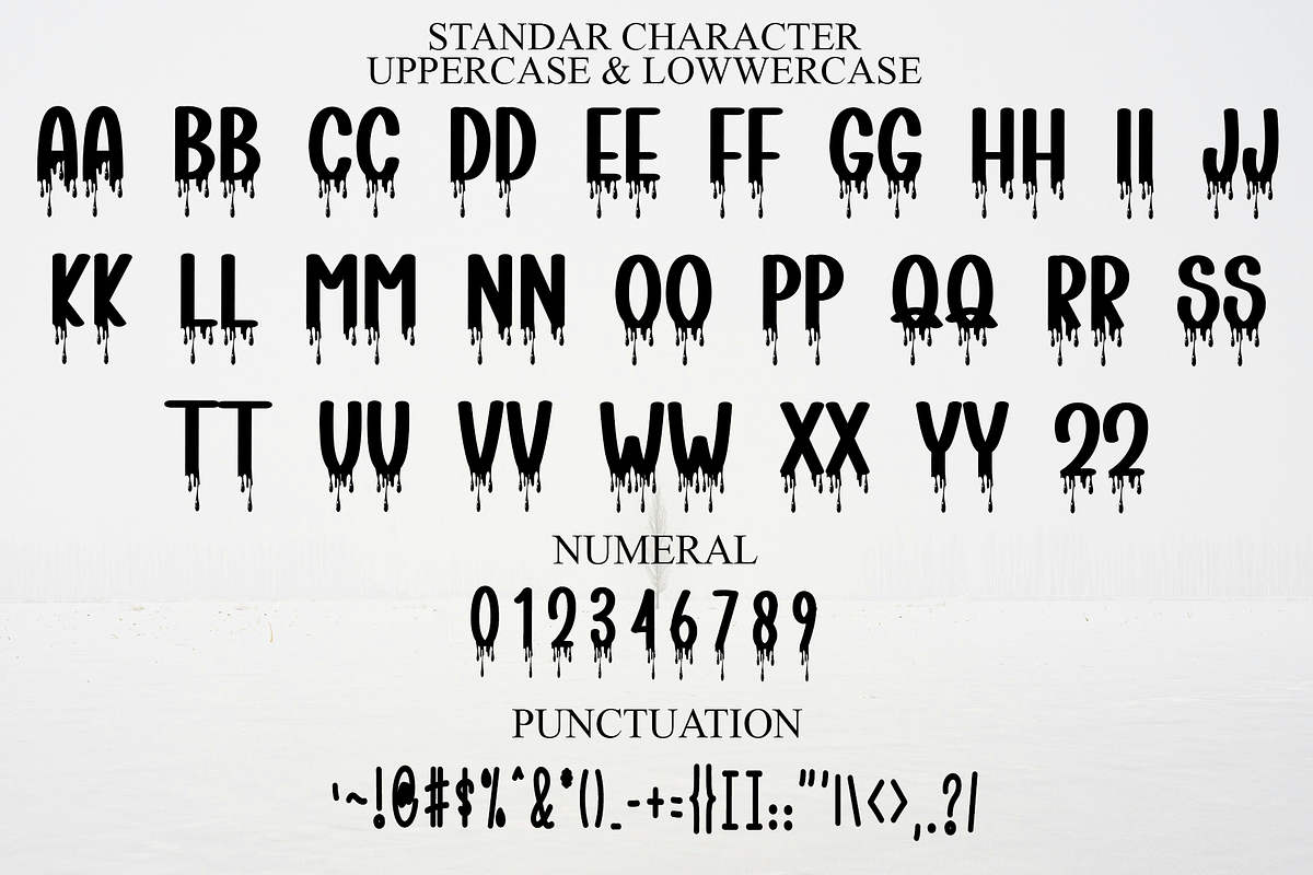 Night Scarry, a Serif Font by FreshTypeINK (Photo 2 of 8)
