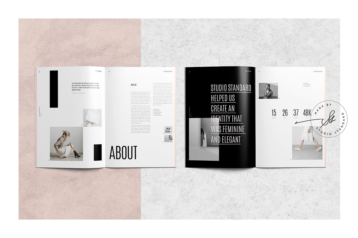 Studio Profile, a Brochure Template by Studio Standard