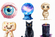 Halloween Sublimation Clipart, an Illustration by Craft Nest (Thumbnail 5 of 6)