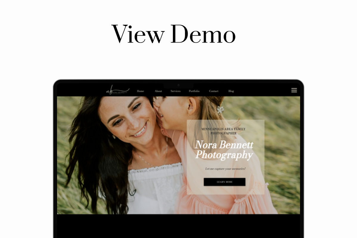 Showit Photography Website Template, a WordPress Template by Sara Martin Designs (Photo 2 of 6)
