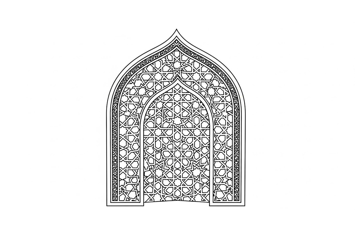 Islamic Arch Window Mandala Bundle, an Illustration by Artivon (Photo 2 of 45)