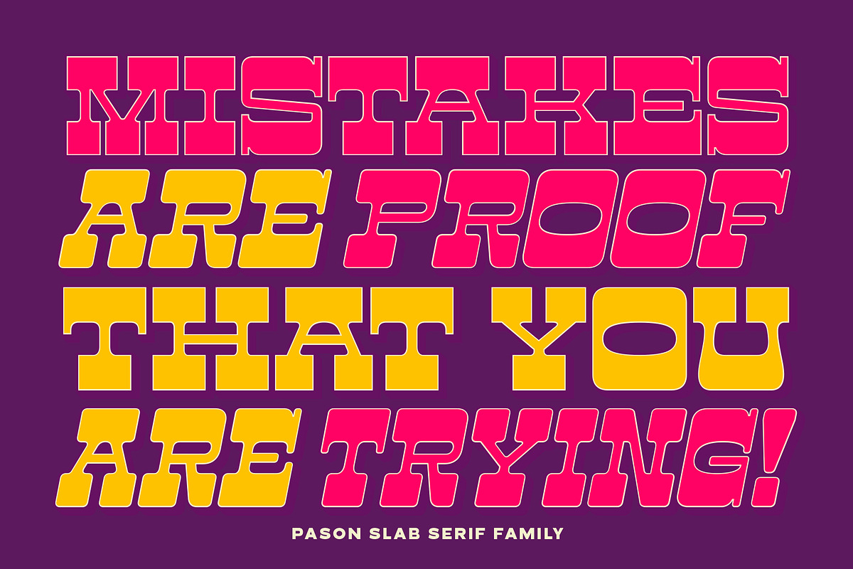 TNSC Pason - Slab Serif Family, a Slab Serif Font by The Native Saint Club (Photo 12 of 14)