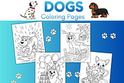 40 Dog Coloring Pages for Kids, an Animal Illustration by SimoDigitalArt (Thumbnail 3 of 5)