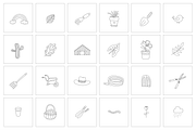 101 Vector Gardening Doodles, a Branding & Logo Template by pawellpi (Thumbnail 19 of 22)