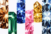 Gemstone Graphics Set, an Object Graphic by Polli Deeva (Thumbnail 10 of 11)