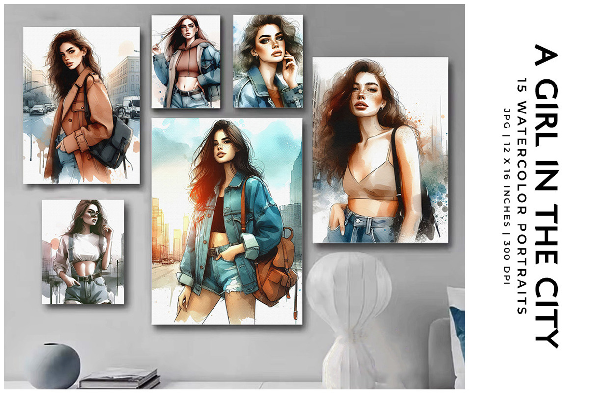 A Girl in The City, a Person Illustration by Digital Art Creations (Photo 10 of 10)