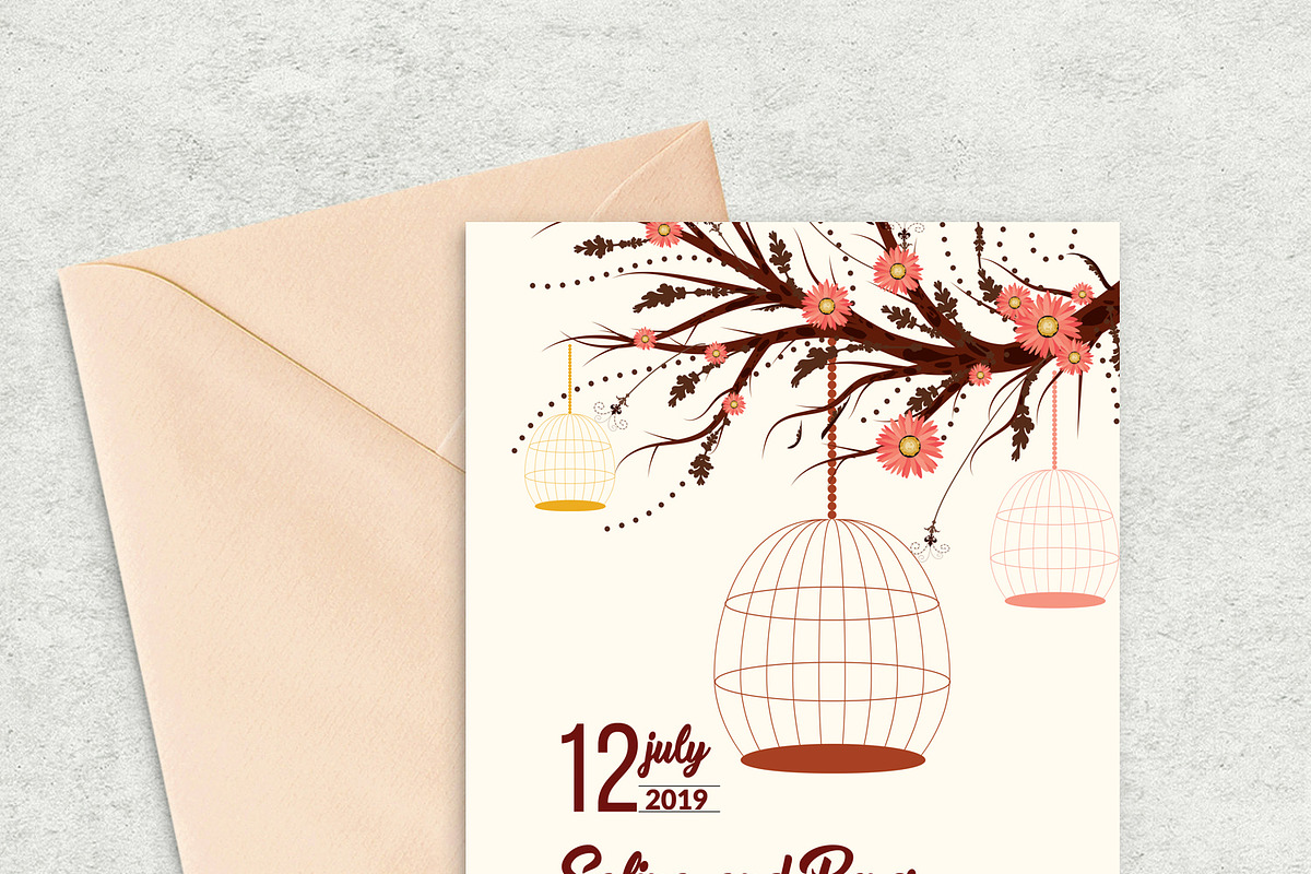 Save the Date Card invite Template, an Invitation Template by Design Up (Photo 2 of 3)
