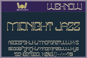 Midnight Jazz font